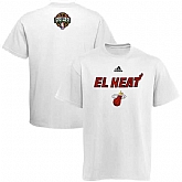 Miami Heat 2014 Noches Enebea WEM T-Shirt - White,baseball caps,new era cap wholesale,wholesale hats